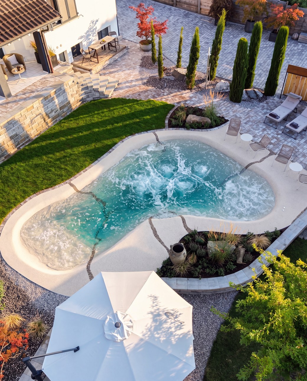 Pool mit Körnung Goa